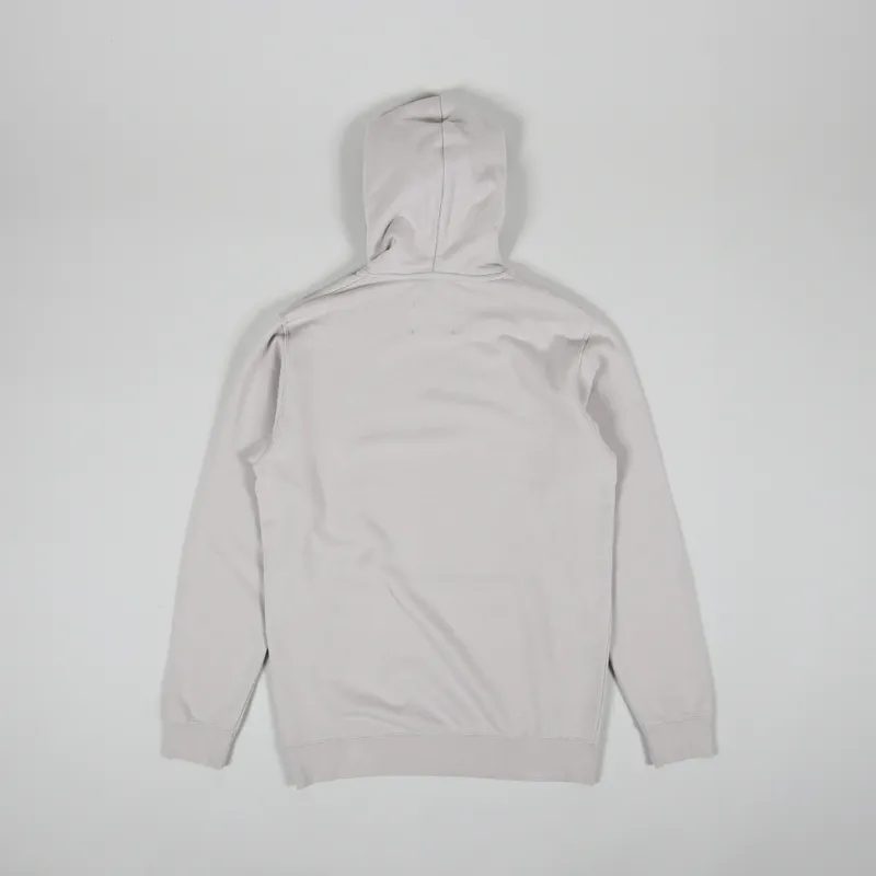 Edwin Self Examination Hooded Sweatshirt Silver Cloud-4