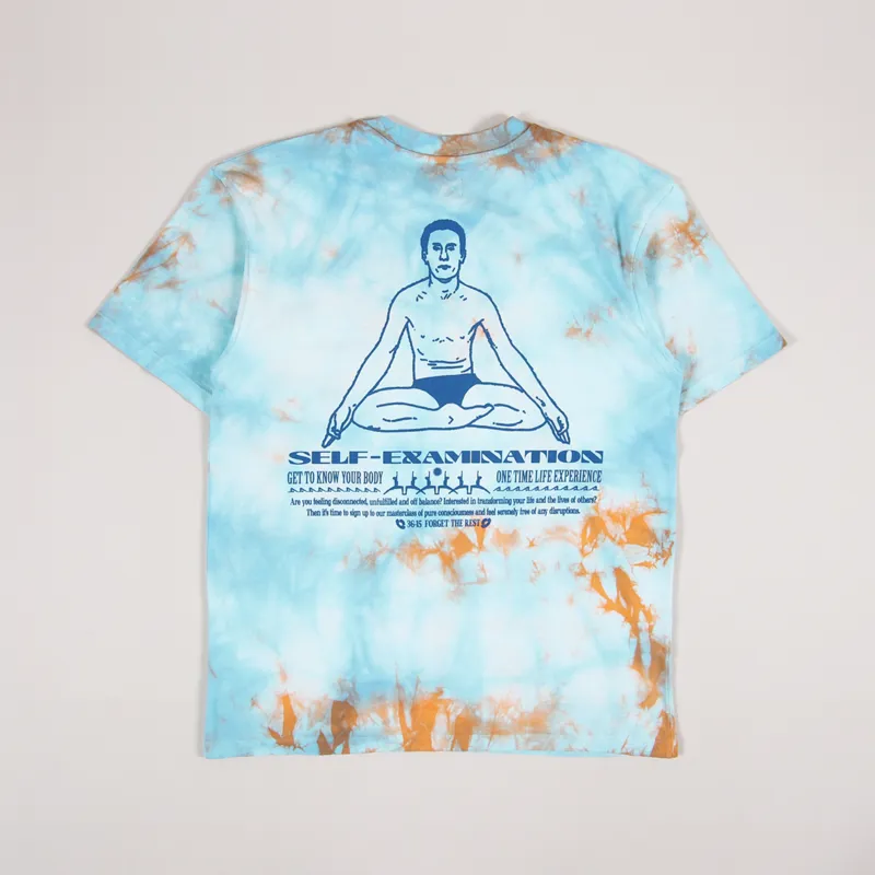 Edwin Self Examination 2 T Shirt Angel Blue Cantaloupe
