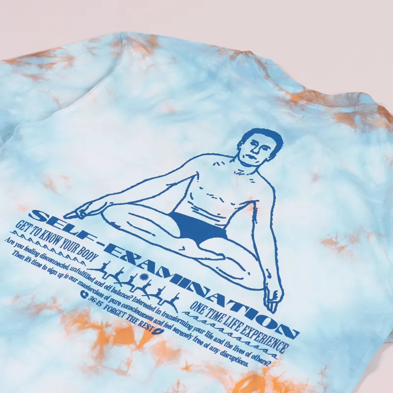 Edwin Self Examination 2 T Shirt Angel Blue Cantaloupe-2