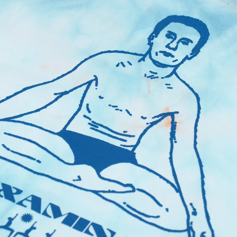 Edwin Self Examination 2 T Shirt Angel Blue Cantaloupe-5