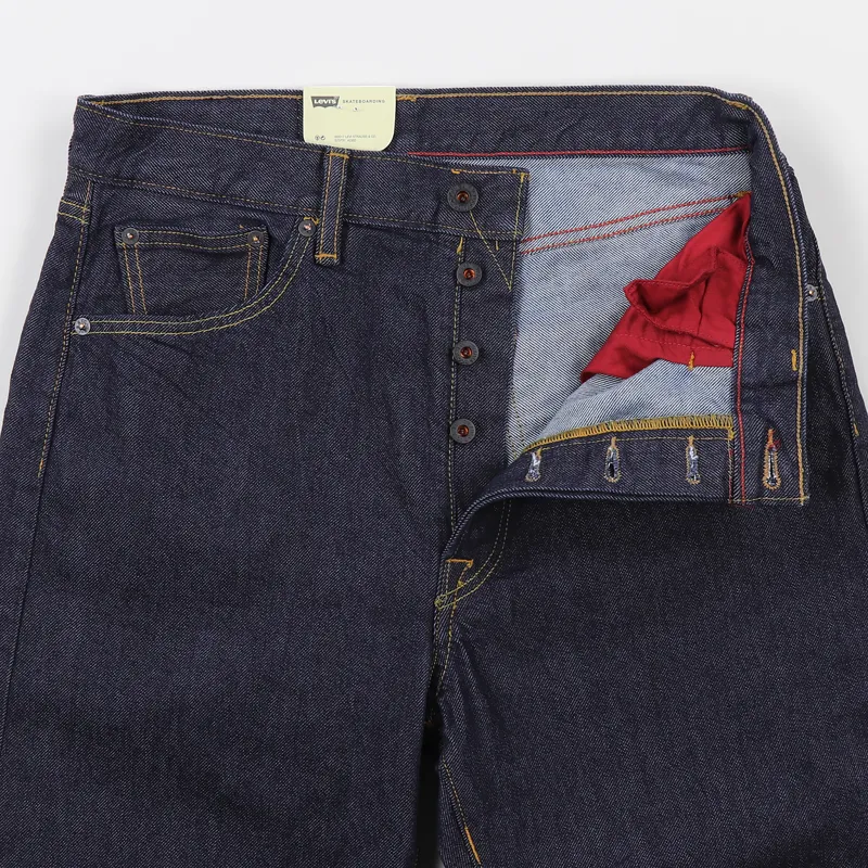 Levis Skate 501 Original Fit Jeans Indigo Rinse-2