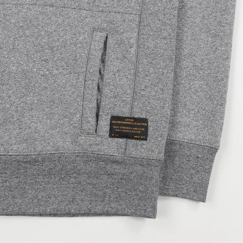 Levis Skate Pullover Hoodie Heather Grey-2