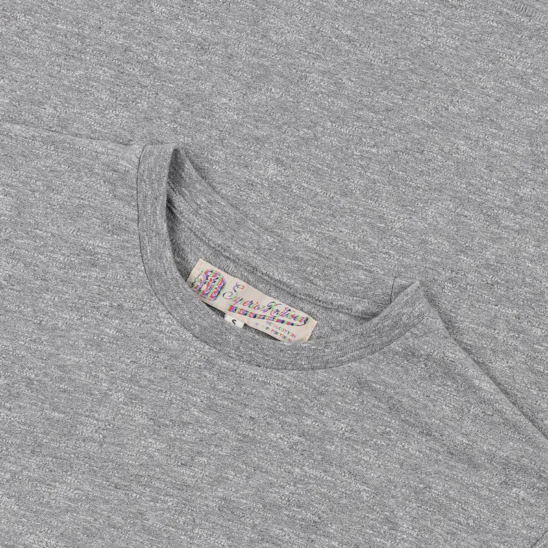 Eat Dust Skull T Shirt Grey Melange-3