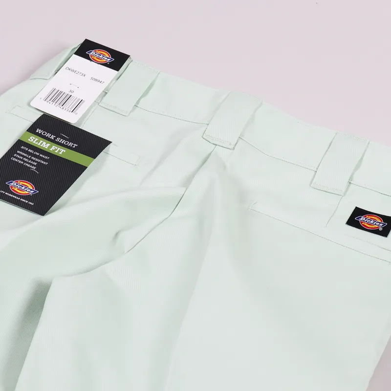 Dickies 273 Slim Straight Work Shorts Mint-2