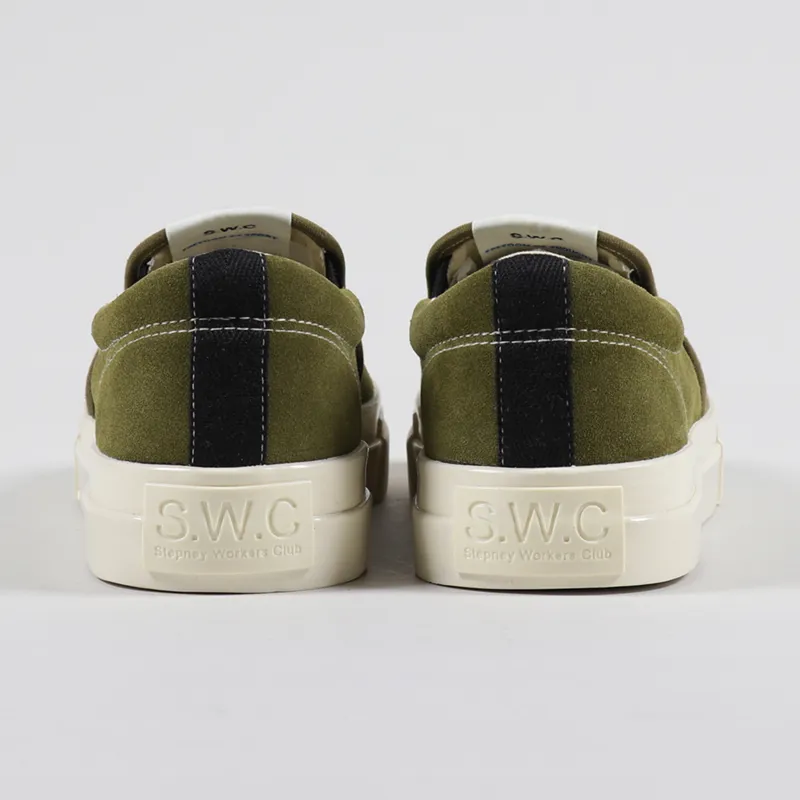 Stepney Workers Club Lister Shoes Suede Military-7