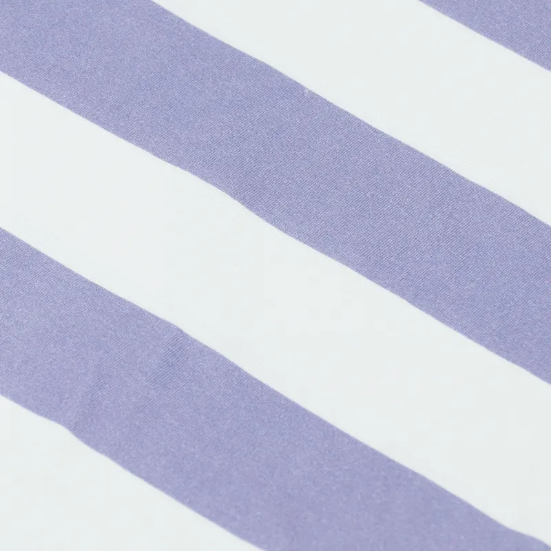 Far Afield Bold Stripe T Shirt Smiley Stonewash Blue-4