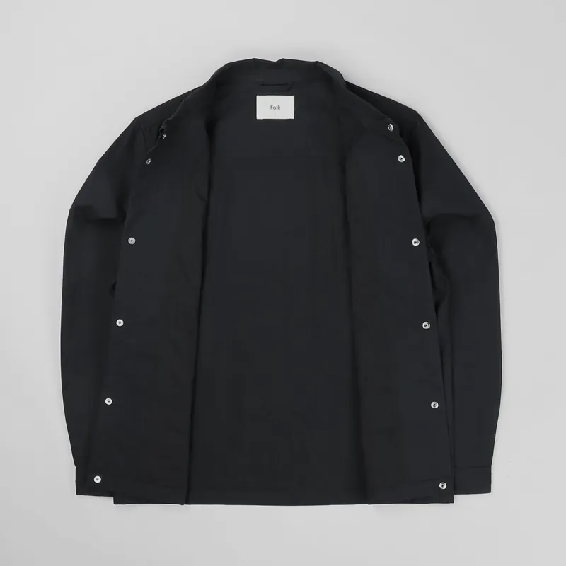 Folk Stack Jacket Soft Black-1