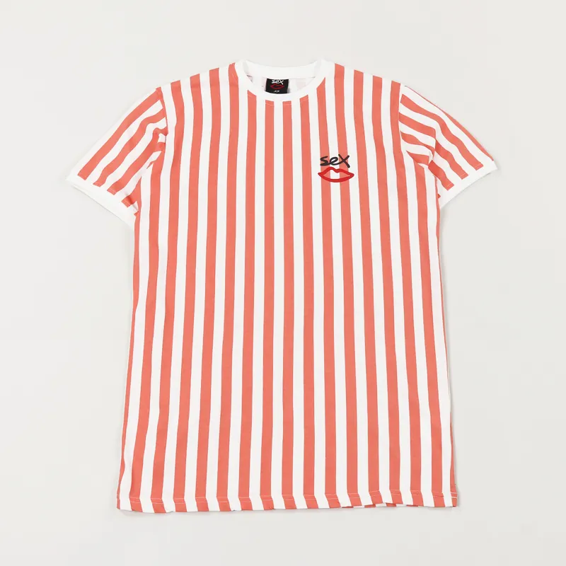 Sex Skateboards Summat Nice T Shirt Desert Flower Stripe