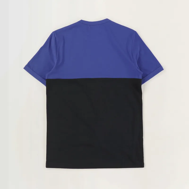 Fred Perry Taped Chest T Shirt Bright Regal-2