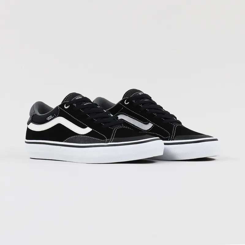 Vans Pro Skate Mens TNT Prototype Shoes Black White