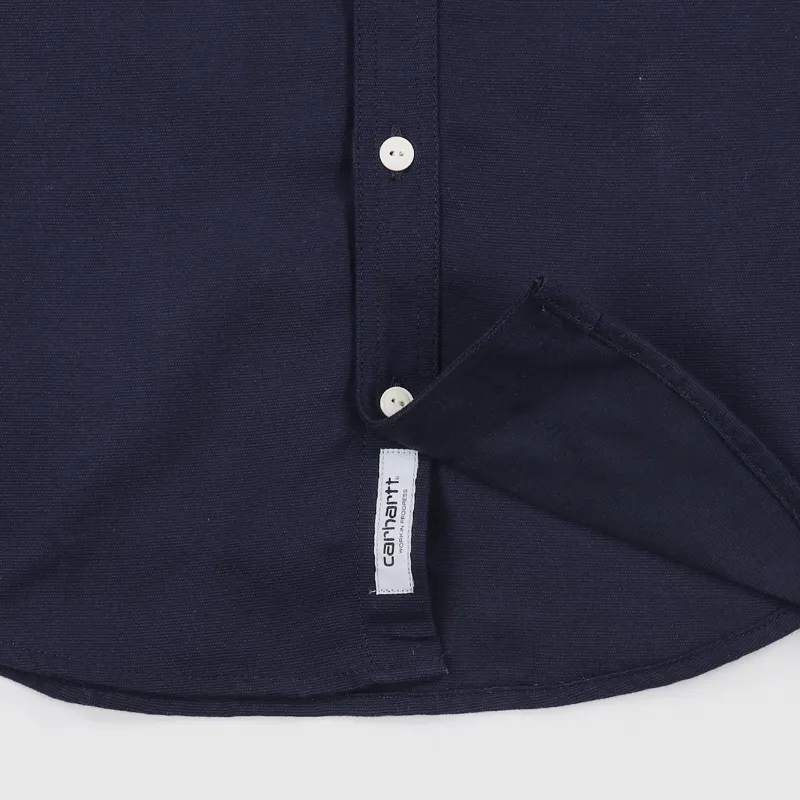 Carhartt WIP Long Sleeve Tony Shirt Dark Navy-3