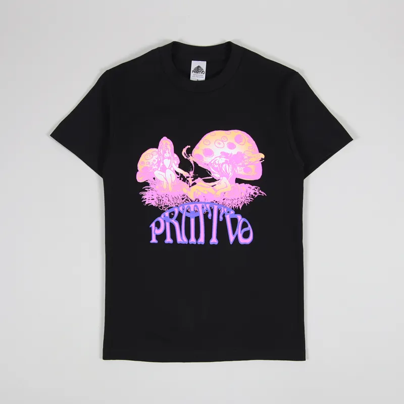 PRMTVO Smokey Day T Shirt Black