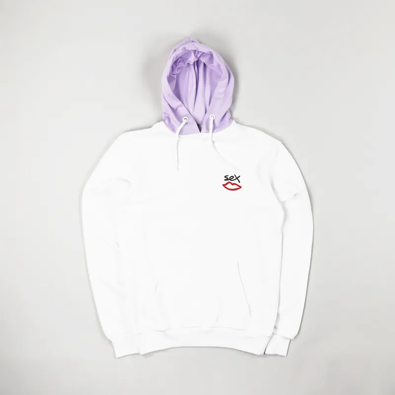 Sex Skateboards Two Tone Hoodie White-1