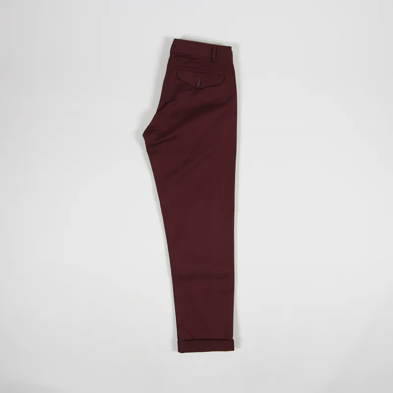Universal Works Aston Pant Raisin Twill-2