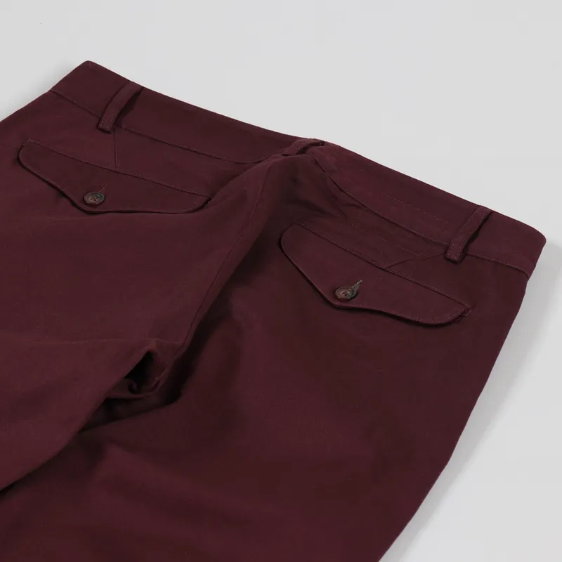 Universal Works Aston Pant Raisin Twill-5