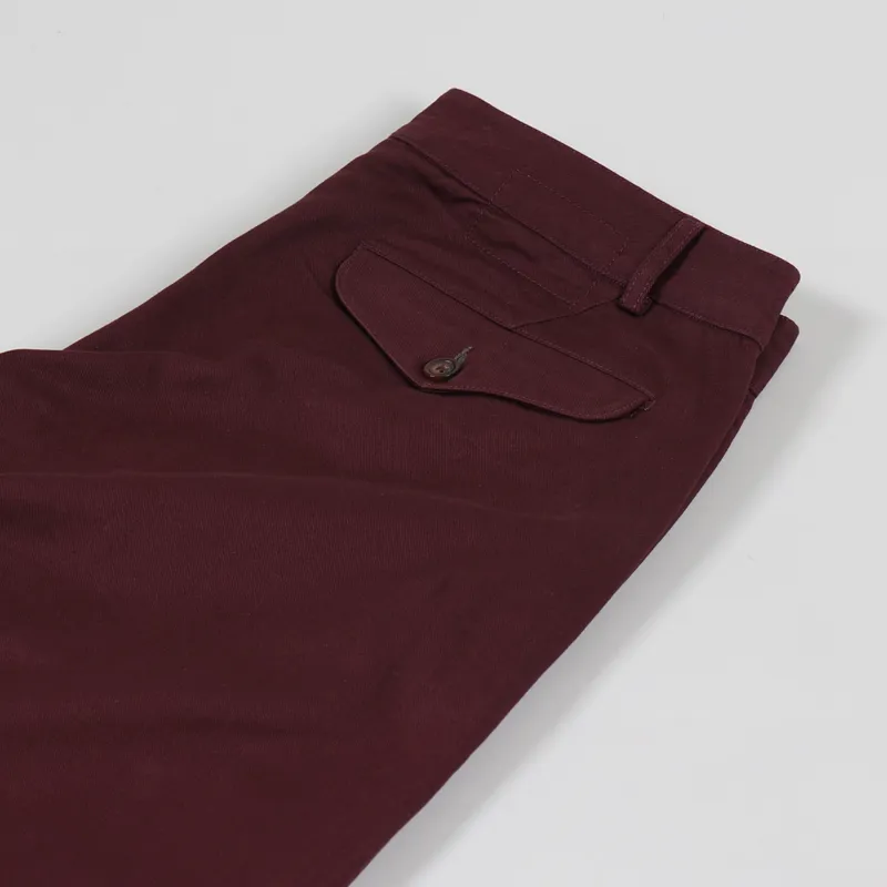 Universal Works Aston Pant Raisin Twill-3