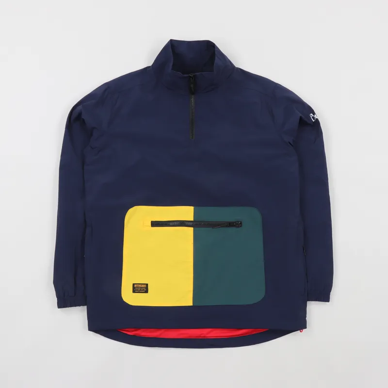 Butter Goods Upwind 1/4 Zip Jacket Navy
