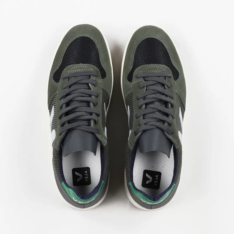 Veja V-10 B-Mesh Shoes Multico Olive Emeraude-6