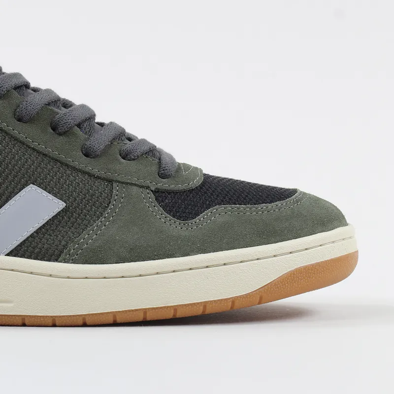 Veja V-10 B-Mesh Shoes Multico Olive Emeraude-2