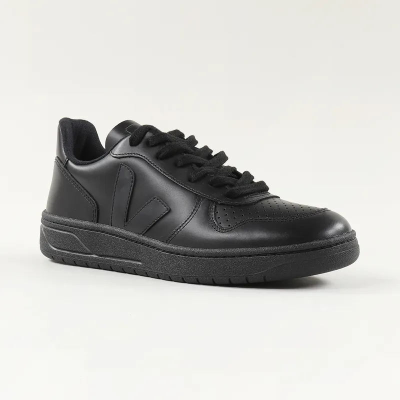 Veja Sneakers Womens V-10 Leather AF Ladies Shoes All Black