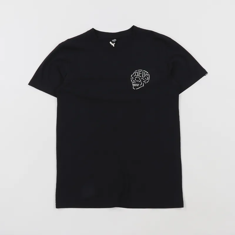 Deus Ex Machina Venice Skull T Shirt Black-1