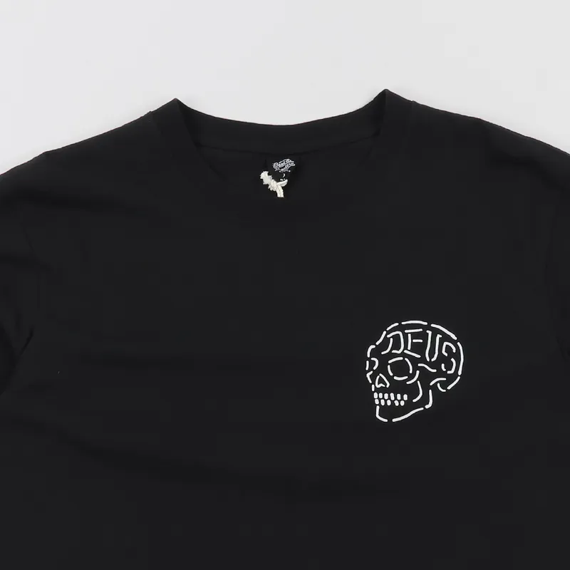Deus Ex Machina Venice Skull T Shirt Black-2
