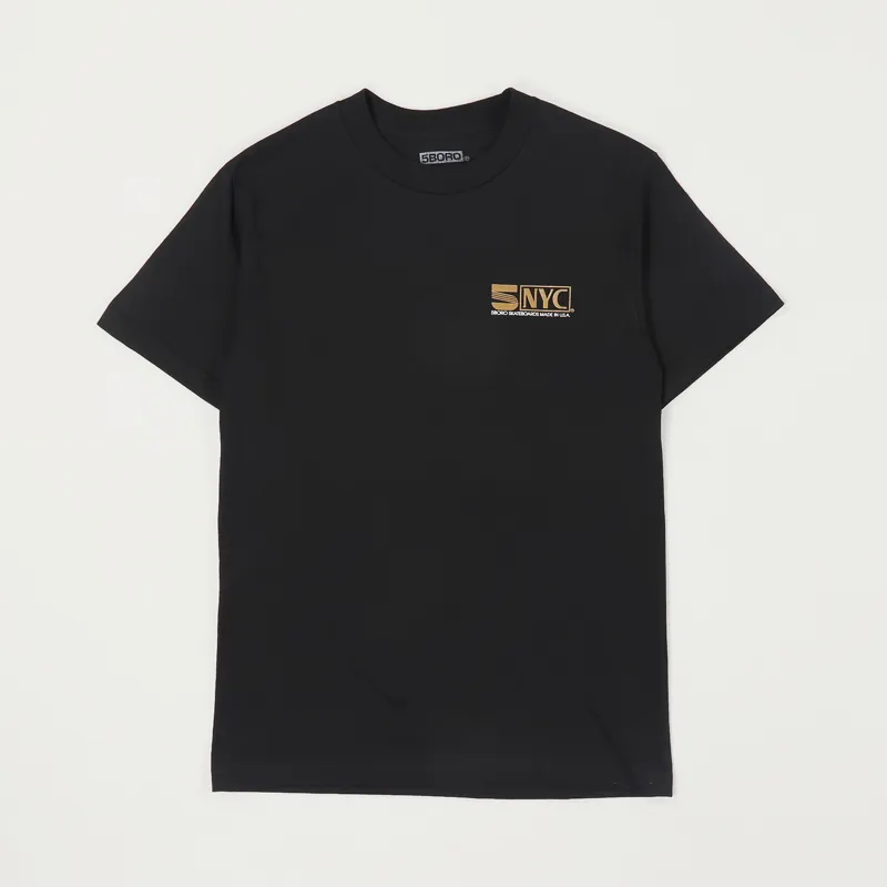 5Boro VHS T Shirt Black-1