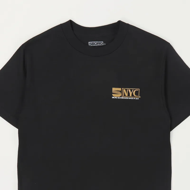 5Boro VHS T Shirt Black-2