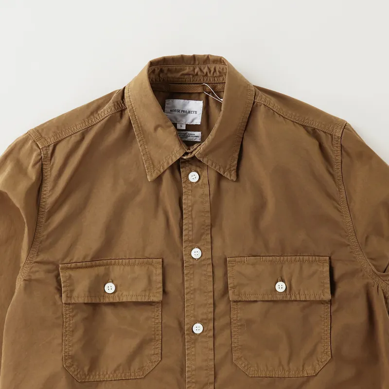 Norse Projects Villads Light Twill Shirt Duck-1