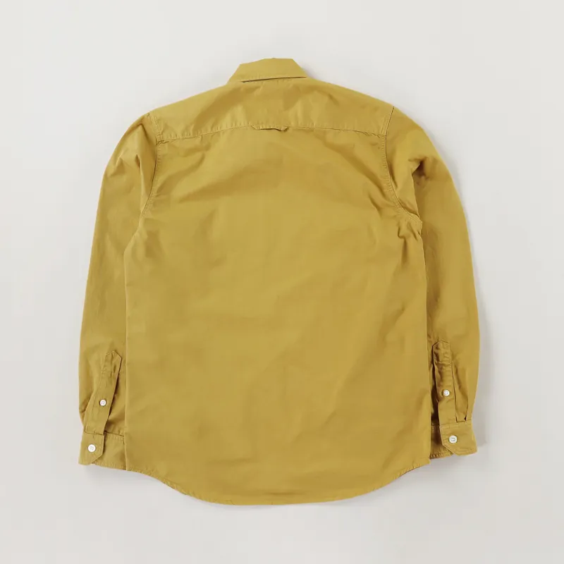 Norse Projects Villads Light Twill Shirt Montpellier Yellow-2