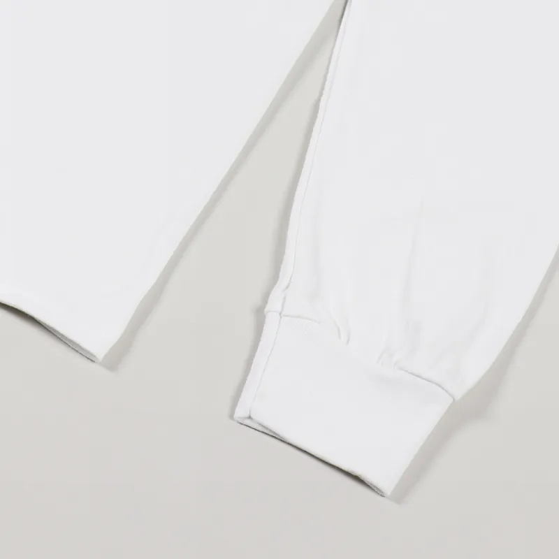 Bisous Skateboards Vision Long Sleeve T Shirt White-5