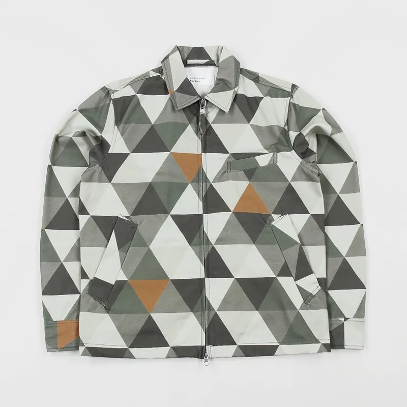 Universal Works Windcheater Jacket Geometric Print