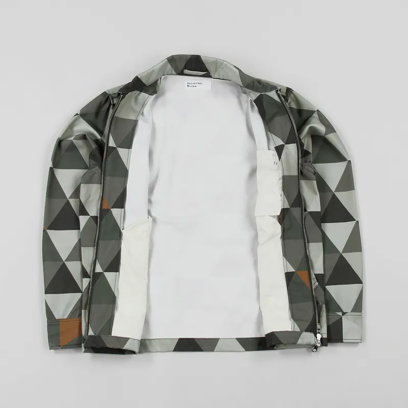 Universal Works Windcheater Jacket Geometric Print-2