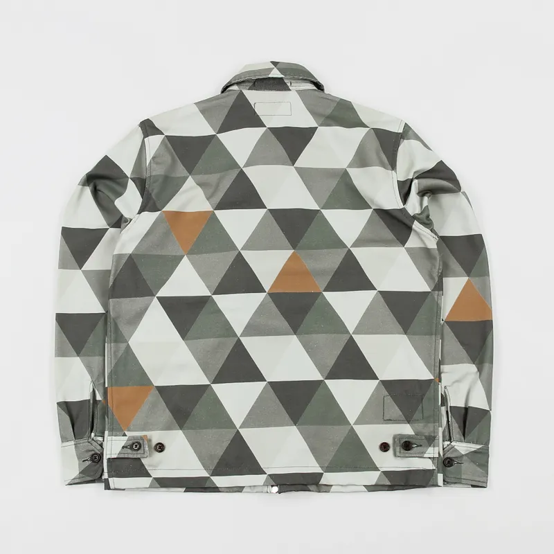 Universal Works Windcheater Jacket Geometric Print-3