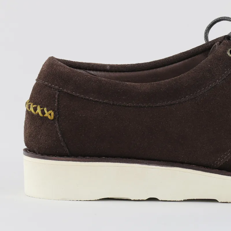 G.H. Bass x Universal Works Weejun Wedge Tie Reverso Shoes Dark Brown-1