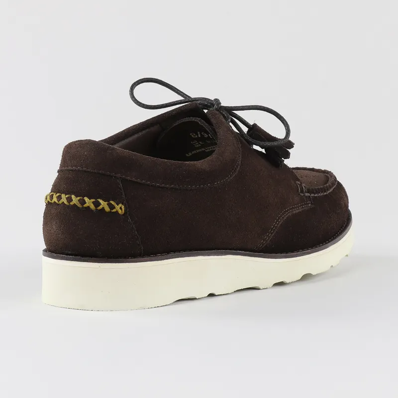 G.H. Bass x Universal Works Weejun Wedge Tie Reverso Shoes Dark Brown-5