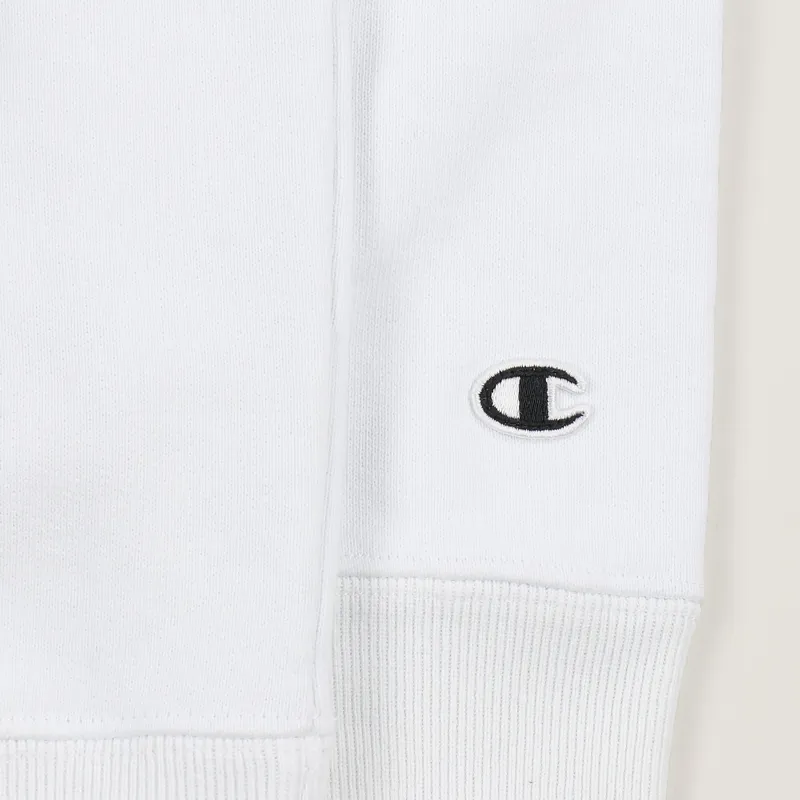 Champion x Wood Wood Box Logo Sweat White-3