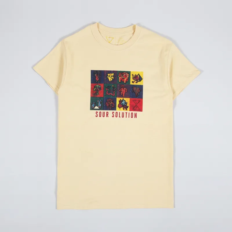 Sour Solution LSD T Shirt Pastel Yellow