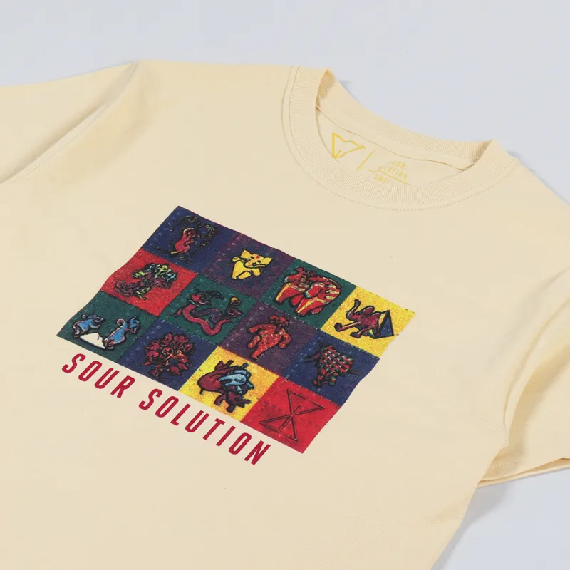 Sour Solution LSD T Shirt Pastel Yellow-1