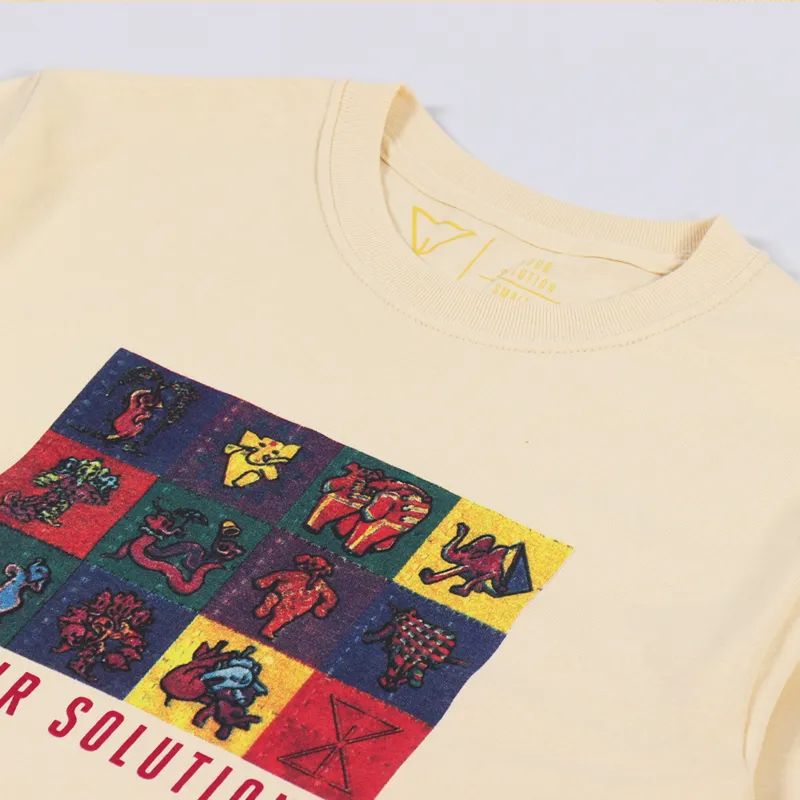 Sour Solution LSD T Shirt Pastel Yellow-2