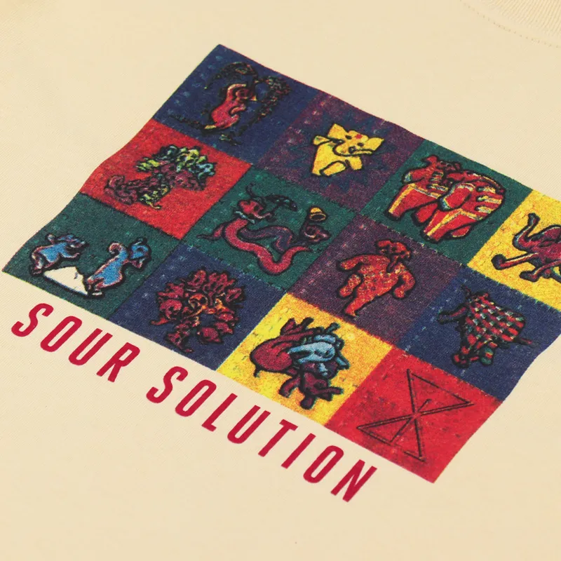 Sour Solution LSD T Shirt Pastel Yellow-3