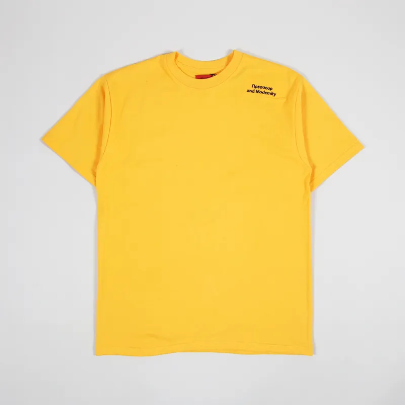 Pressure Blue T Shirt Mustard-1