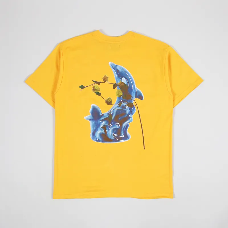 Pressure Blue T Shirt Mustard