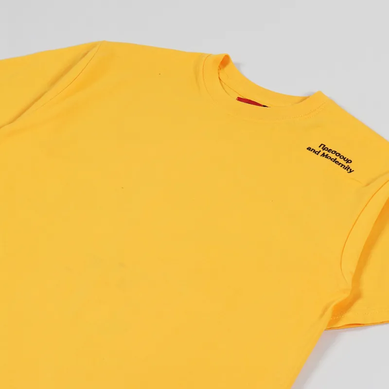 Pressure Blue T Shirt Mustard-4