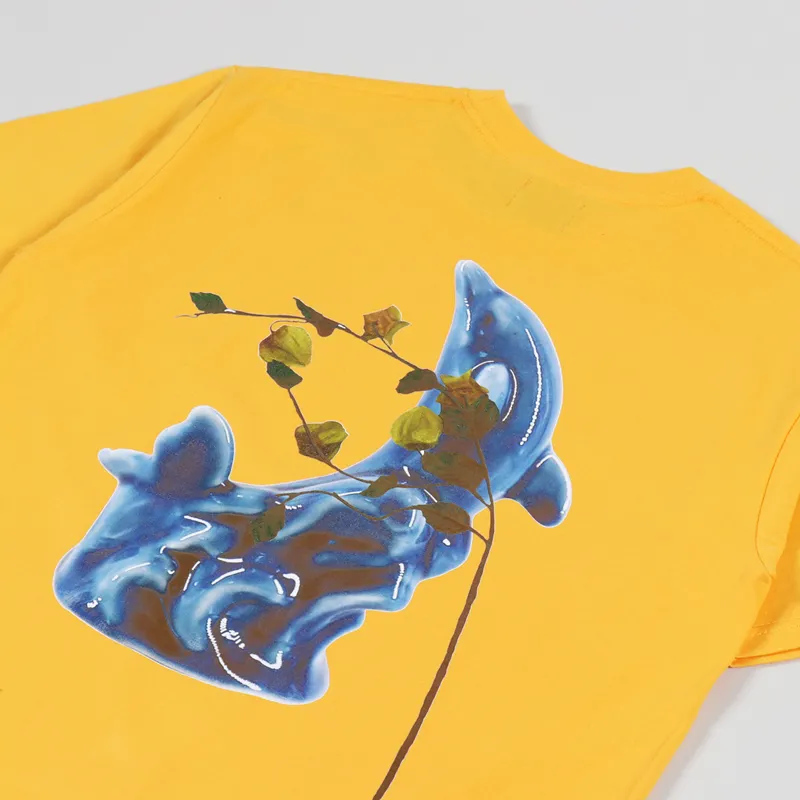 Pressure Blue T Shirt Mustard-3