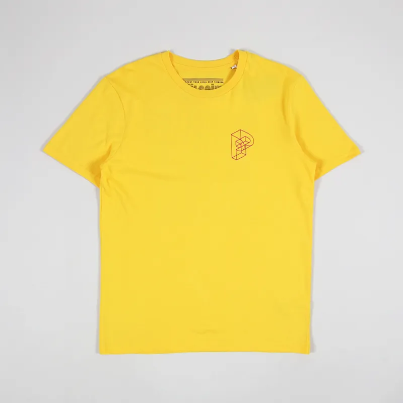Piilgrim Contort T Shirt Yellow-1