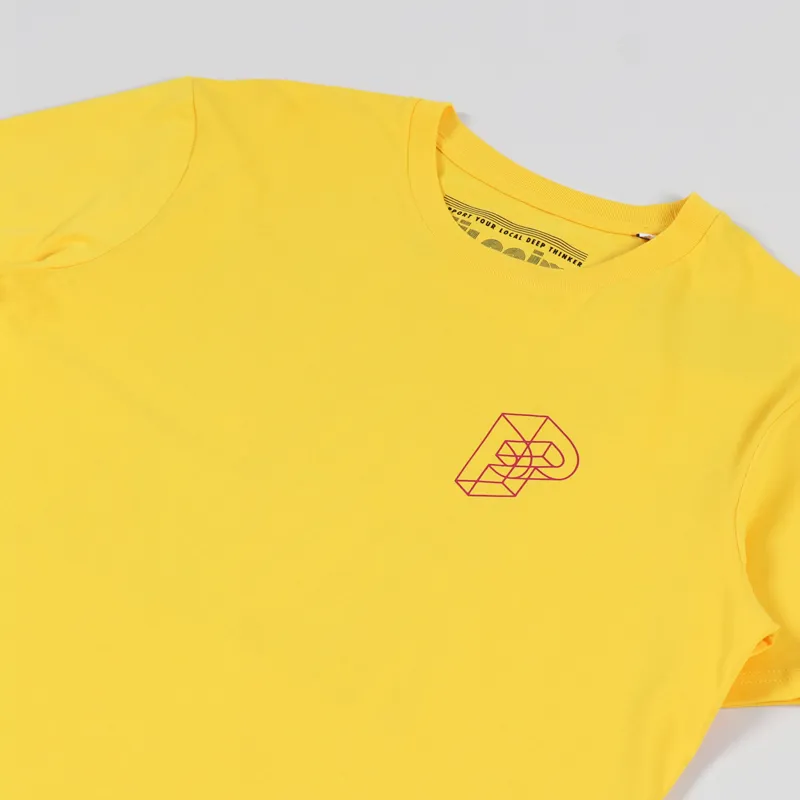 Piilgrim Contort T Shirt Yellow-2