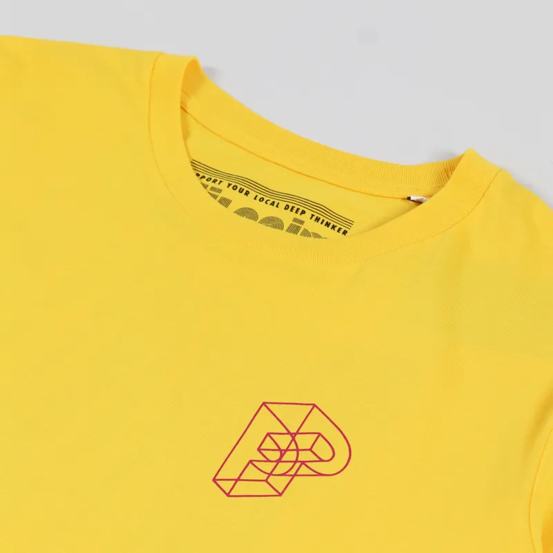 Piilgrim Contort T Shirt Yellow-3