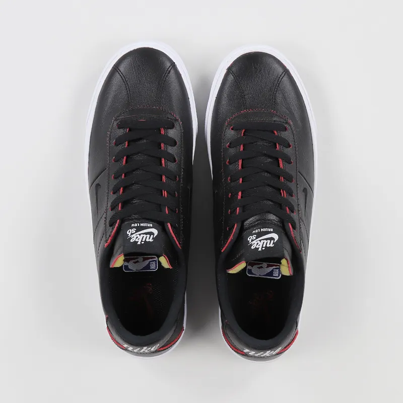 Nike SB x NBA Zoom Bruin Shoes Black University Red-6