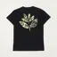 Magenta Zoo Plant T Shirt Black
